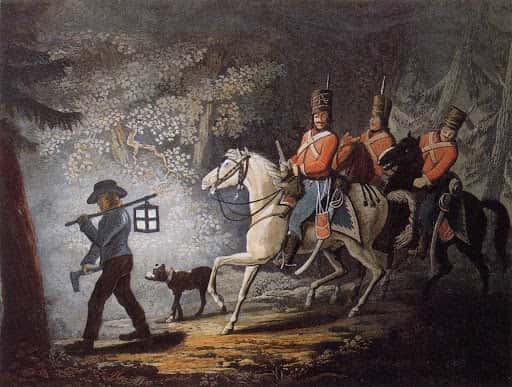 Hessian Troops in British Pay in the US War of Independence by C. Ziegler, 1799