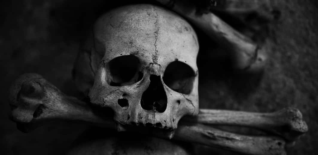 Un cráneo fantasmal, del que se habla en el Tour de los Fantasmas de Key West.