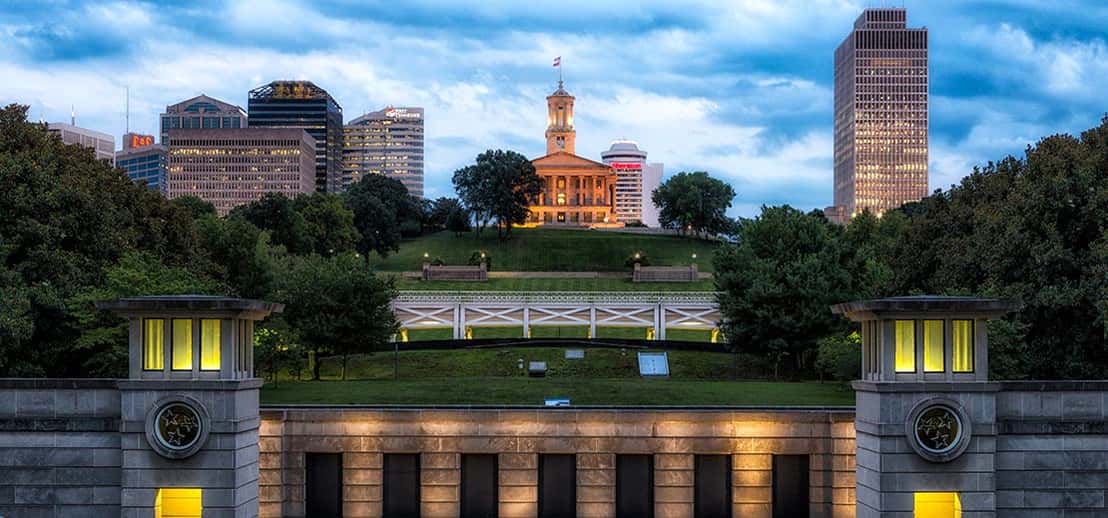 El Embrujado Capitolio Estatal, uno de los lugares que visitaremos en el Tour los Fantasmas en Nashville.