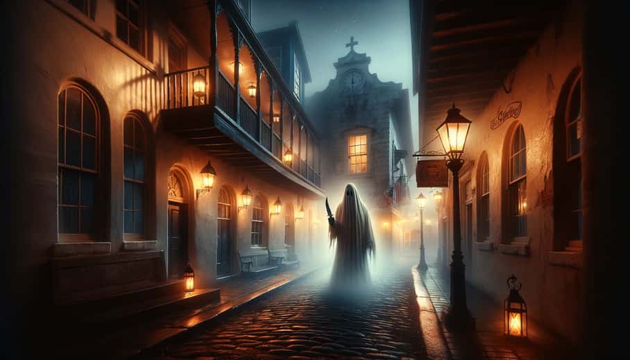The Spooky Side of St. Augustine which is where the Telling Elegies Ghost Tour takes our guests