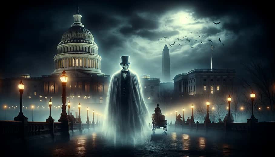 One of the spooky, haunted locations you'll visit on the The Ghosts of Washington D.C. Tour