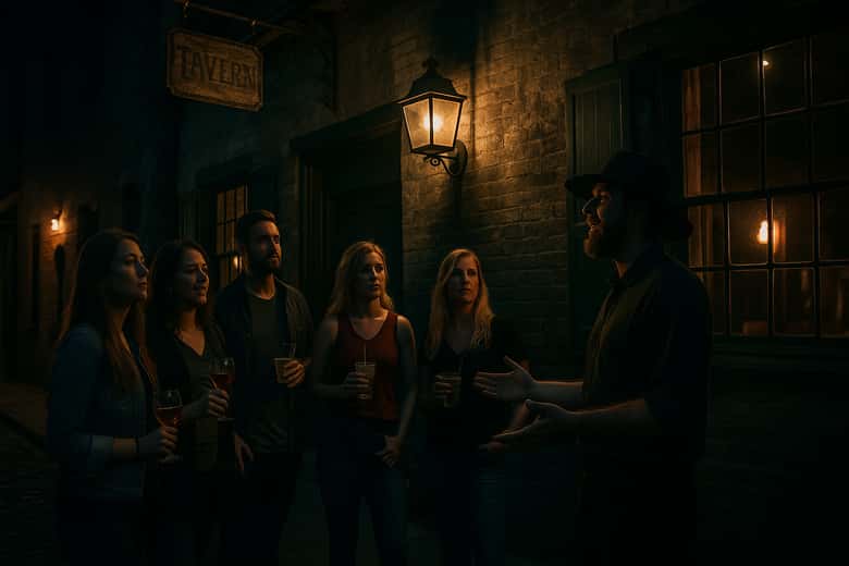 One of the haunted pubs you'll visit on this Ghost Tour