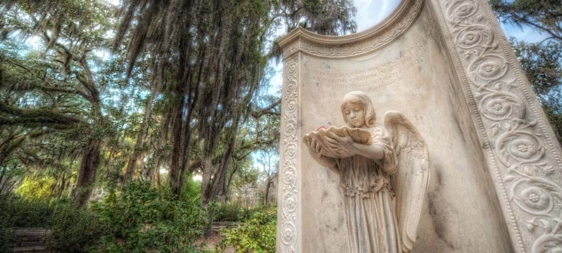 Visit Bonaventure Cemetery, where social distancing is easy to maintain while exploring Savannah.