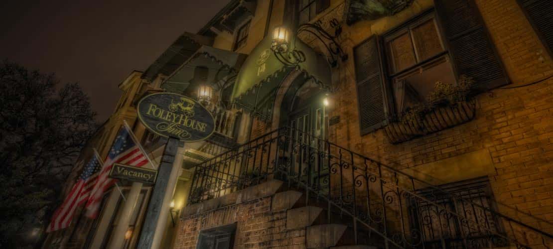 The Foley House Inn, a place to stay while visiting Savannah during the Coronavirus pandemic.