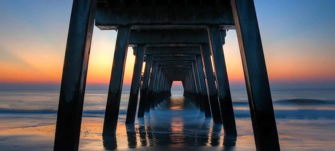 Tybee Island, a beach which is safe to visit if you practice social distancing.