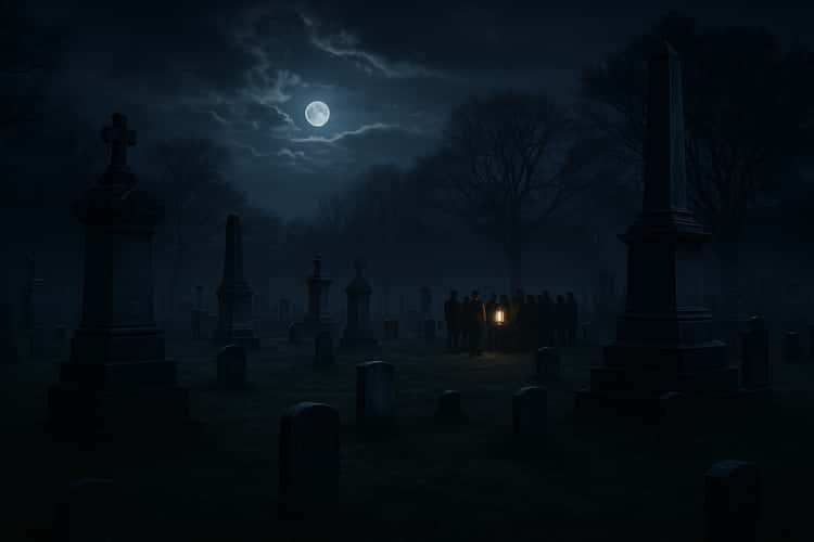 Galveston's Haunted Cemetery where this tour takes place