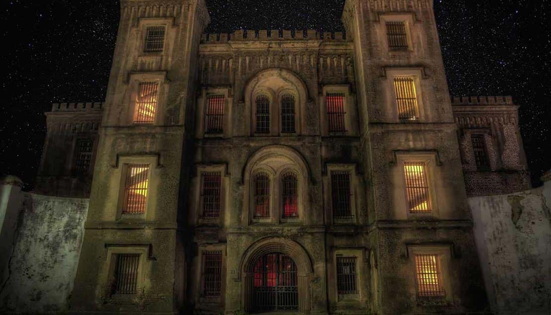 The Old Charleston Jail, widely considered one of the most haunted places in Charleston.