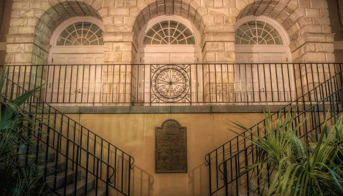 The Old Exchange and Provost Dungeon, one of Charleston's most historically significant and haunted buildings.