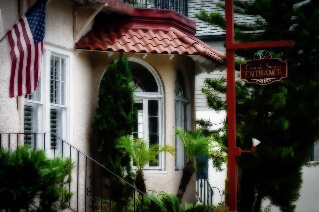 The haunted Casa de Suenos, one of the most haunted Bed and Breakfasts in St. Augustine.