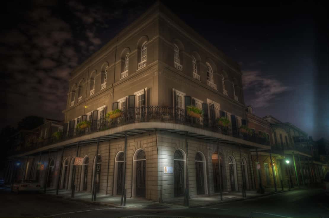 The LaLaurie Mansion, one of the most haunted Mansions in New Orleans and the French Quarter.