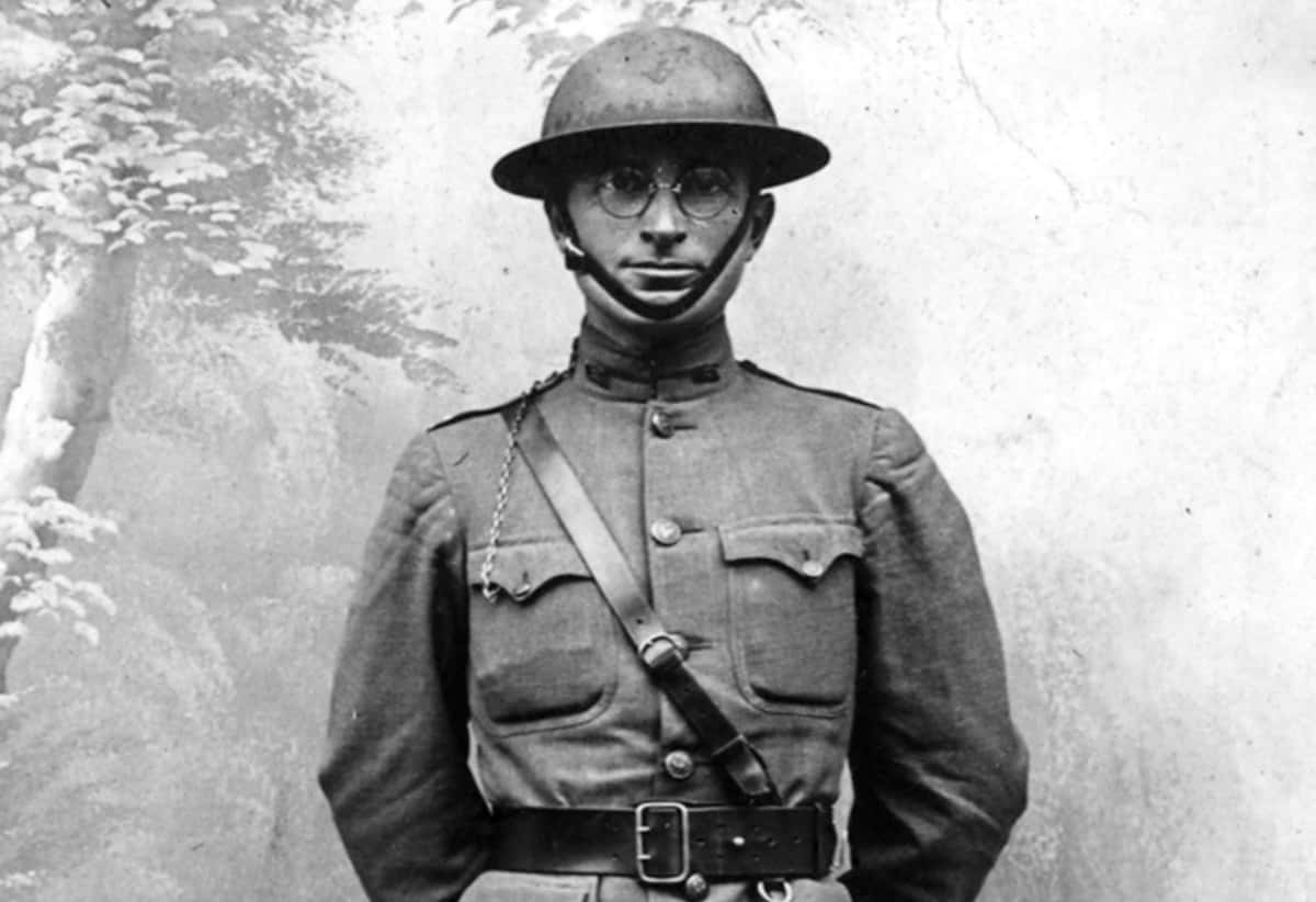 Truman con su uniforme de la Primera Guerra Mundial.