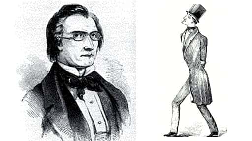 John Webster (left) was executed in 1850 for the murder of his creditor, George Parkman (right).