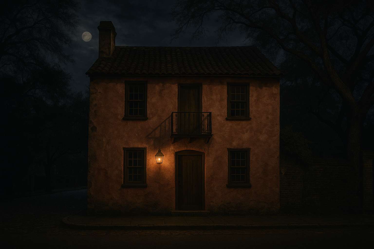 La Casa Pink, es la más antigua de Charleston. Se dice que esta casa embrujada es acechada por piratas y marineros del pasado de Charleston.