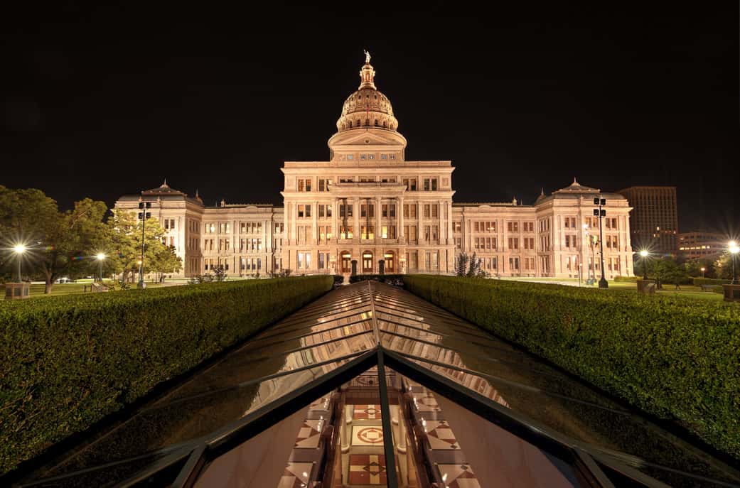 The haunted State Capitol in Austin Texas