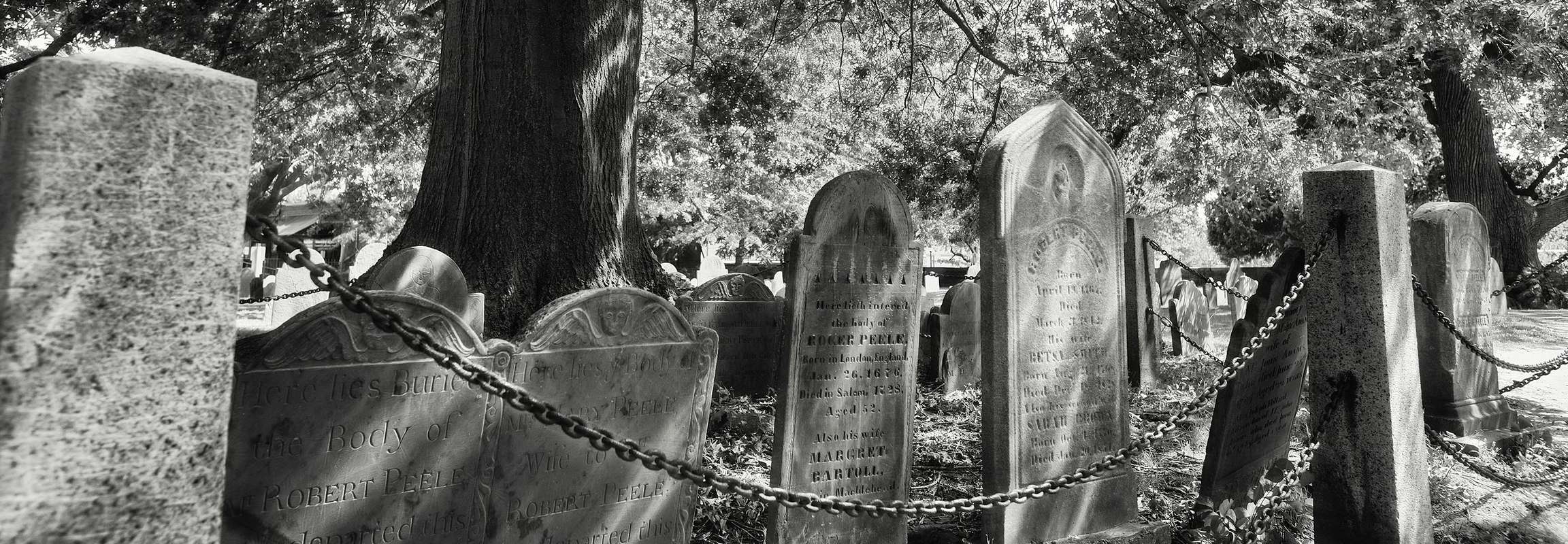 The Old Burying Point Cemetery, in Salem Massachusetts