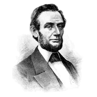 A portrait of Abraham Lincoln