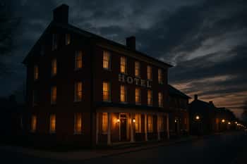 One of the many haunted Hotels in Gettysburg where you can spend the night.