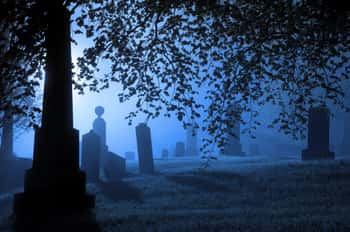One of the haunted Cemeteries you'll visit on this all-ages Ghost Tour.