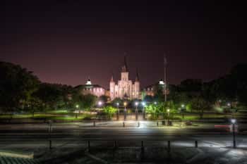 Jackson Square, one of the kid-friendly stops on the Ghosts of New Orleans Tour.