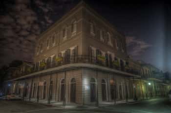 The LaLaurie Mansion, as seen from the street. Rumored to be the most haunted house in New Orleans.