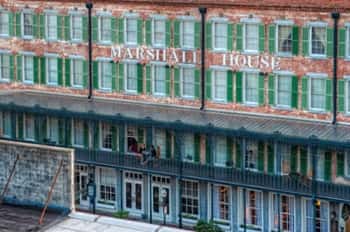 The Marshall House, according to Paranormal Investigators, is the most haunted Hotel to stay in while visiting Savannah, Georgia.