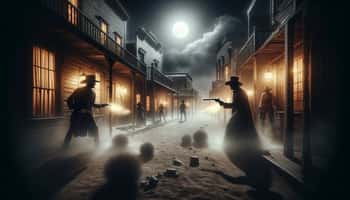 One of the haunted streets in Tombstone where our family-friendly ghost tour visits.