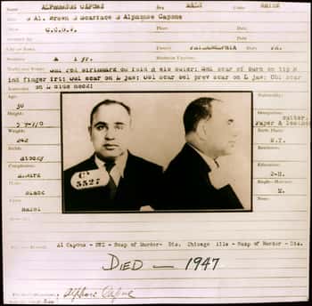 The Mugshot of Al Capone ay Eastern State Penitentiary