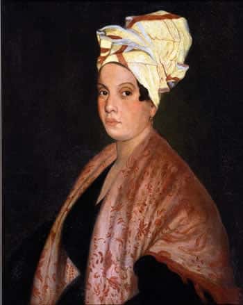 A famous painting of Marie Laveau