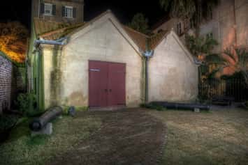 The haunted Powder Magazine, one of the stops on the Ghosts of Liberty Tour
