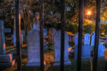 One of Charleston's many haunted graveyards