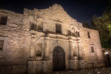 The Alamo, where our group Ghost Tours in San Antonio meet