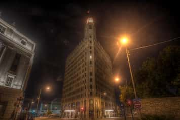 One of San Antonio's haunted hotels, the Emily Morgan Hotel