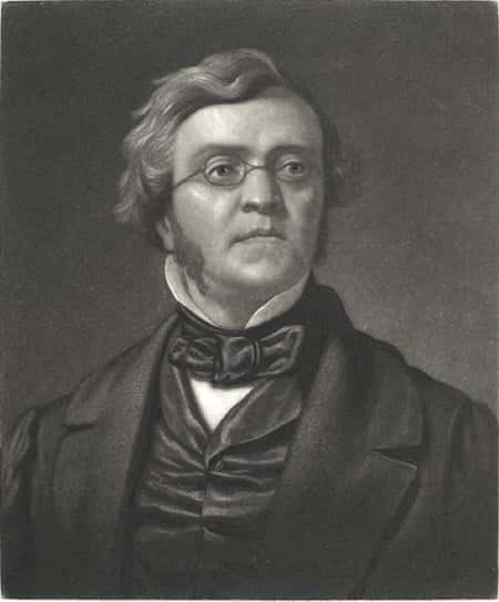 A photo of author, William Makepeace Thackery, a frequent visitor of the Andrew Low House