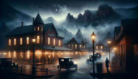 The haunted streets of Flagstaff Arizona, where you can find Ghost City Tours