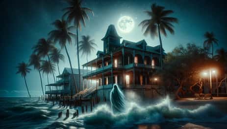Key West, at night after the sun goes down and the Ghosts come out to play.