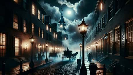 One of Philadelphia's most haunted locations, where the ghost of a woman in white has been seen..