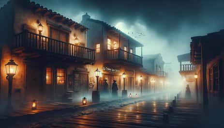 Old Town San Diego, one of the most haunted neighborhoods in San Diego.