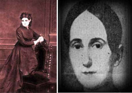 Early sketches of the infamous Madame Delphine LaLaurie in New Orleans, Louisiana.