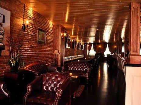 The interior of Brahmin's Restaurant, one of Boston's most haunted Restaurants.