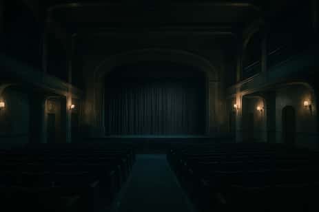 The inside of the haunted Orpheum Theater