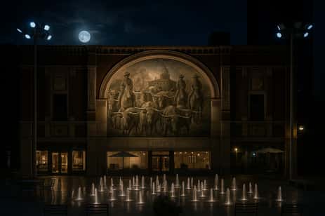 The haunted Jett Building, where many people have seen the ghosts that haunt Fort Worth.