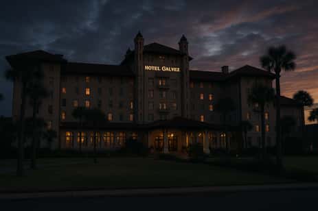 Hotel Galvez, located on Galveston Island, is a great option for people who are looking for a haunted Hotel in Galveston.
