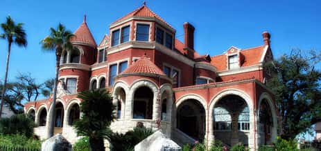 The Moody Mansion, one of the most famous haunted places on Galveston Island.