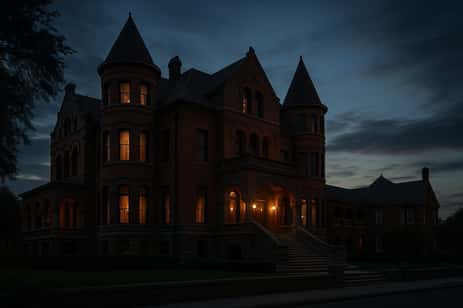 The Moody Mansion, one of the most famous haunted places on Galveston Island.