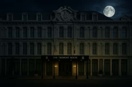 The Tremont House Hotel, the most haunted place to stay on Galveston Island.