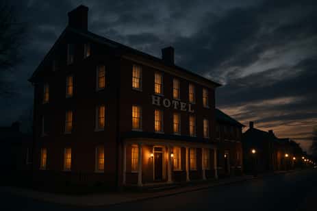 The Cashtown Inn, one of the famous haunted hotels around or in the town of Gettysburg.
