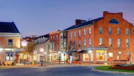 The town of Gettysburg, widely considered to be the most haunted small town in America.