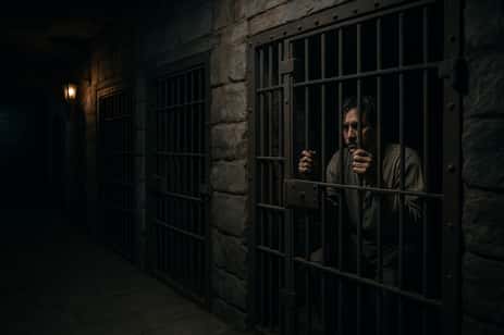 The Old Salem Jail, rumored to be haunted by the ghosts of Salem's past, even to this day