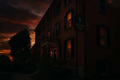 The Salem Inn, one of the most haunted places to stay while visiting Salem.
