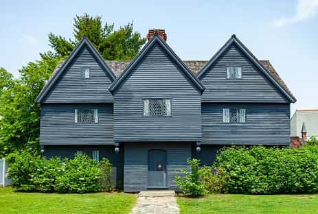 The haunted Witch House in Salem